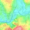 Mapa topográfico 61118, altitud, relieve