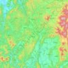 Mapa topográfico Imsil-gun, altitud, relieve