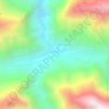 Mapa topográfico El Palmar, altitud, relieve