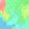 Mapa topográfico Sind, altitud, relieve