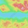 Mapa topográfico Bonaparte Lake, altitud, relieve