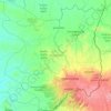 Mapa topográfico ខេត្តមណ្ឌលគិរី, altitud, relieve