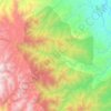 Mapa topográfico Río Palia, altitud, relieve
