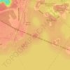 Mapa topográfico Île d'Adoncourt, altitud, relieve