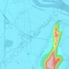 Mapa topográfico Kondaveedu Vaagu, altitud, relieve