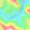 Mapa topográfico Colcha, altitud, relieve