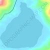 Mapa topográfico Laguna Pomacochas, altitud, relieve