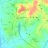 Mapa topográfico Attavara Katte Park, altitud, relieve
