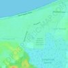 Mapa topográfico Tootgarook Wetlands, altitud, relieve