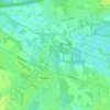 Mapa topográfico Gete, altitud, relieve