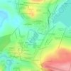 Mapa topográfico Lagoa Olhos d'Água, altitud, relieve