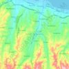Mapa topográfico Tavronitis, altitud, relieve