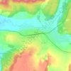 Mapa topográfico Инза, altitud, relieve