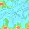 Mapa topográfico Rio Itapocu, altitud, relieve