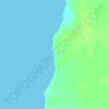 Mapa topográfico La Laguna, altitud, relieve