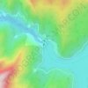 Mapa topográfico Presa del Tranco, altitud, relieve