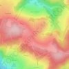 Mapa topográfico Gîte Kaleo Wanne, altitud, relieve