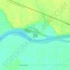 Mapa topográfico Snake River, altitud, relieve
