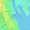 Mapa topográfico Jawbone Nature Conservation Reserve, altitud, relieve