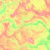 Mapa topográfico Пура, altitud, relieve