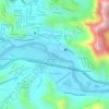 Mapa topográfico Rio Piracicaba, altitud, relieve