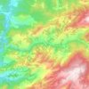 Mapa topográfico Riu de la Vansa, altitud, relieve