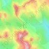 Mapa topográfico Ouvrage des Rochilles, altitud, relieve