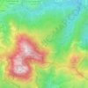 Mapa topográfico Vallon des Trois Termes, altitud, relieve