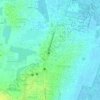 Mapa topográfico Pallikaranai Thamarai Kulam, altitud, relieve