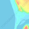 Mapa topográfico Tarkarli beach, altitud, relieve