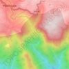 Mapa topográfico Azhutha, altitud, relieve