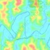 Mapa topográfico Rio Itajaí, altitud, relieve