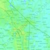 Mapa topográfico Rajpur Sonarpur, altitud, relieve