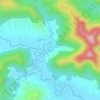 Mapa topográfico Ban Mae Mut, altitud, relieve