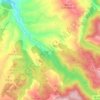 Mapa topográfico Río Meruelo, altitud, relieve