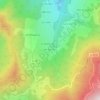 Mapa topográfico Les Amicons, altitud, relieve