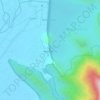 Mapa topográfico เขื่อนขุนด่านปราการชล, altitud, relieve