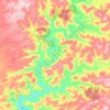 Mapa topográfico Rio Lava-Tudo, altitud, relieve