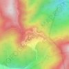 Mapa topográfico Lava, altitud, relieve