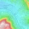 Mapa topográfico Ableitung Erms, altitud, relieve