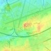 Mapa topográfico Mini runway 07R / 25L, altitud, relieve