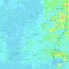 Mapa topográfico Meenachil, altitud, relieve
