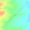 Mapa topográfico nagulapally, altitud, relieve