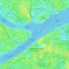Mapa topográfico Большая Нева, altitud, relieve