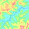 Mapa topográfico Rio Jangada, altitud, relieve