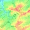 Mapa topográfico Brussegem, altitud, relieve