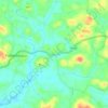 Mapa topográfico Choondy, mapa de relieve, mapa de altitud