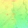 Mapa topográfico Panipat, mapa de relieve, mapa de altitud