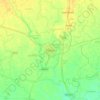 Mapa topográfico Purnia, mapa de relieve, mapa de altitud