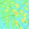 Mapa topográfico Kakkanad, mapa de relieve, mapa de altitud